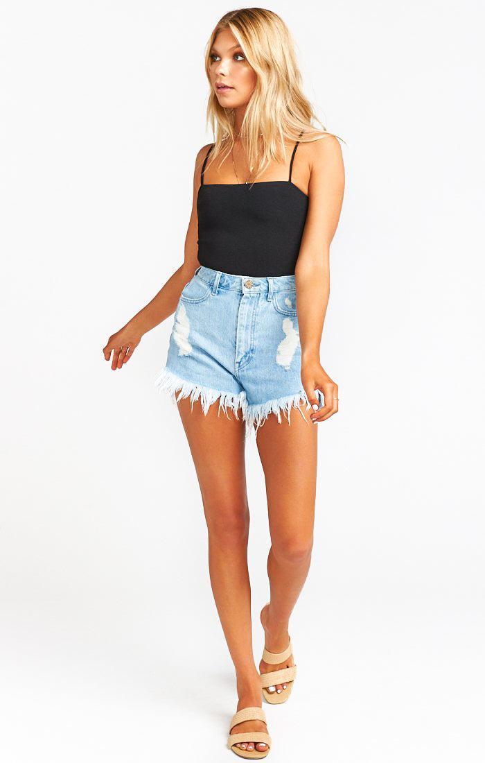 Houston High Waisted Shorts ~ Shorebreak Product Image