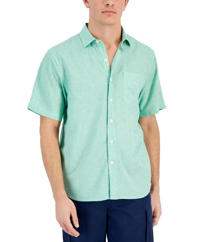 Tommy Bahama Mens Sand Desert Short-Sleeve Shirt Product Image