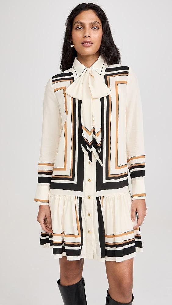 Zimmermann Tie Neck Mini Dress | Shopbop Product Image