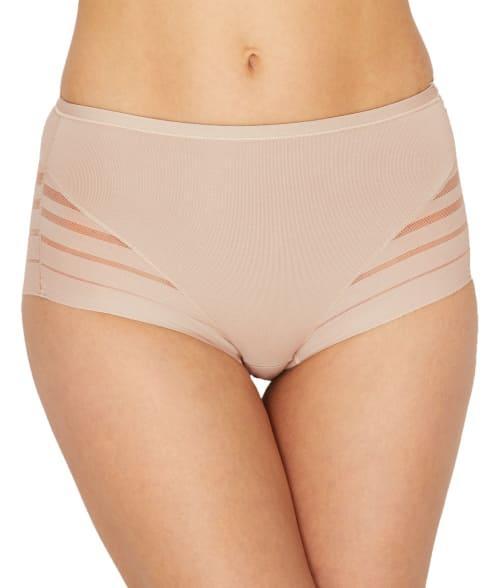 Leonisa Womens Lace Stripe Undetectable Classic Shaper Panty Product Image