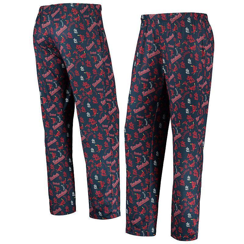 Womens FOCO St. Louis Cardinals Retro Print Sleep Pants Blue Product Image