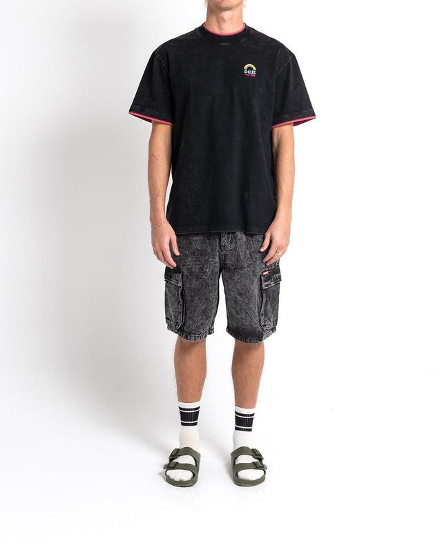 Burly Cargo Short - Mid Black Product Image