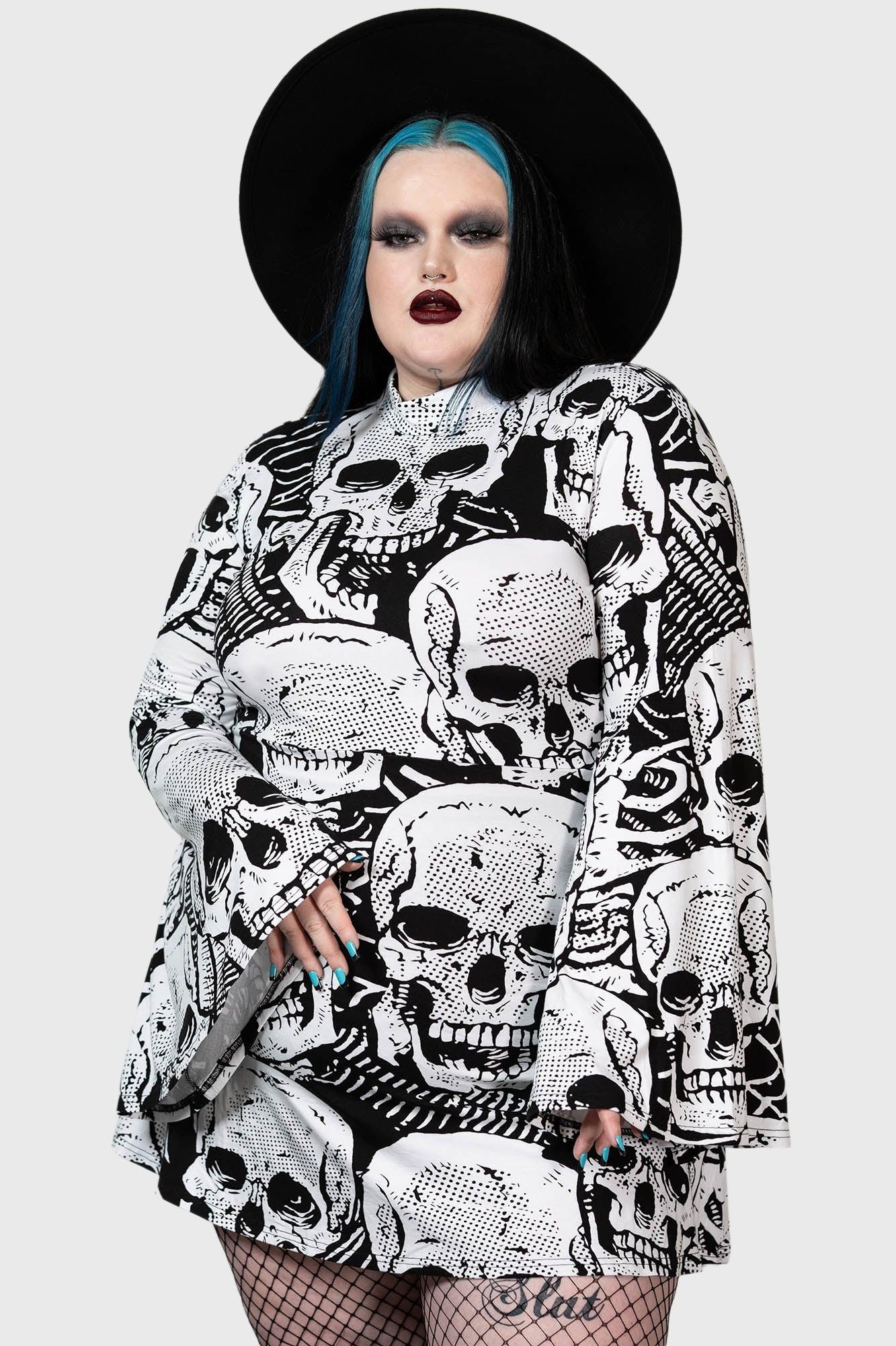 Skeleton Season Mini Dress Female Product Image