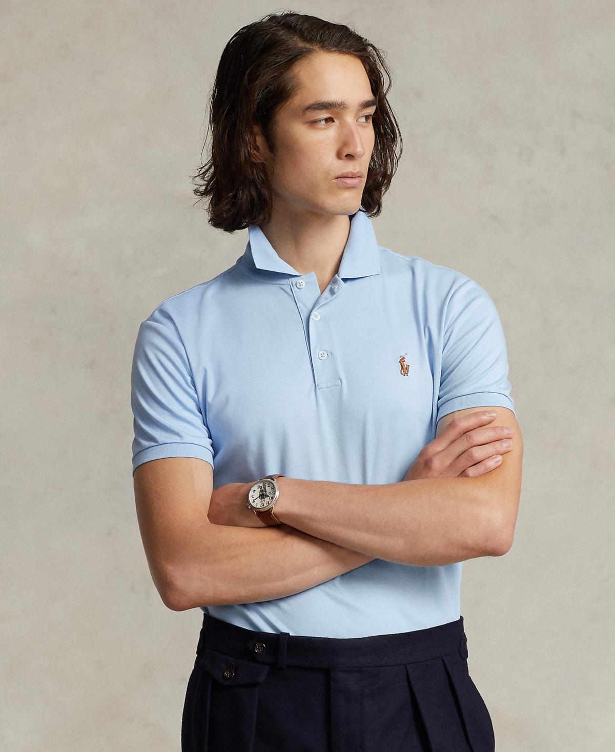 Mens Pima Cotton Polo Shirt Product Image