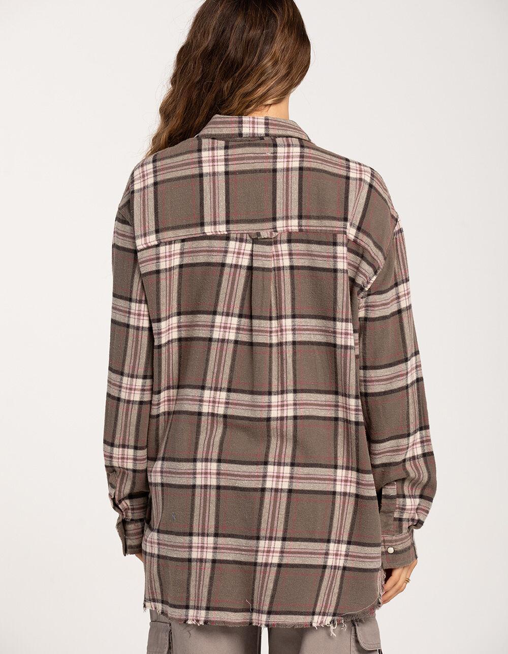 RSQ Womens Raw Edge Vintage Flannel Product Image