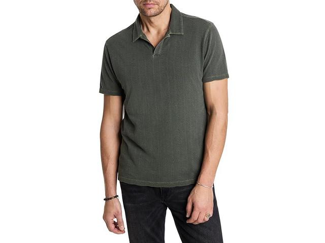 Mens Zion Jacquard Polo Shirt Product Image