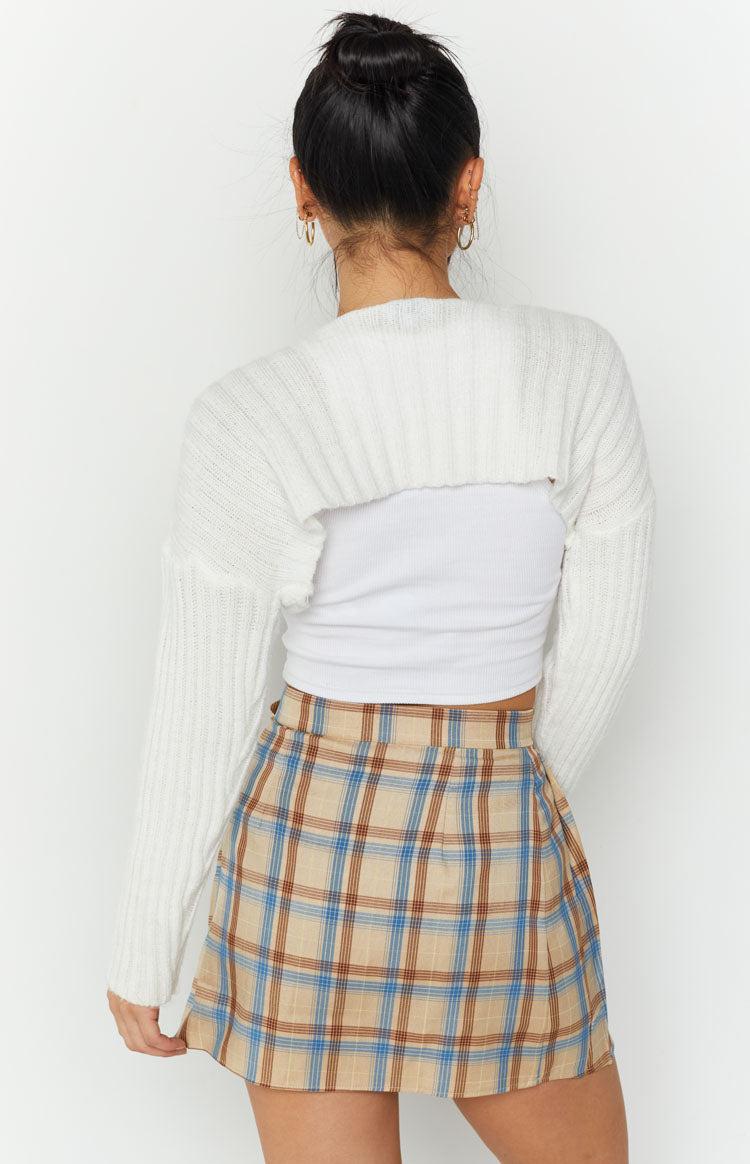 Pyara Plaid Mini Skirt Product Image