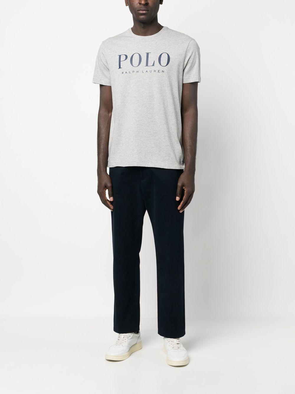 Polo Logo-print T-shirt In Grey Product Image