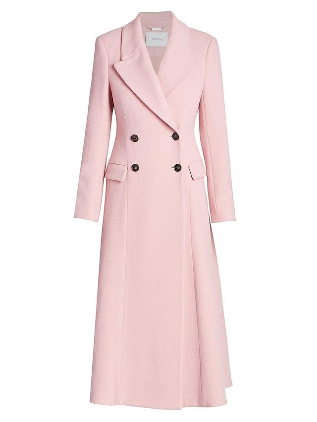 Womens Wool & Cashmere-Blend Coat Product Image