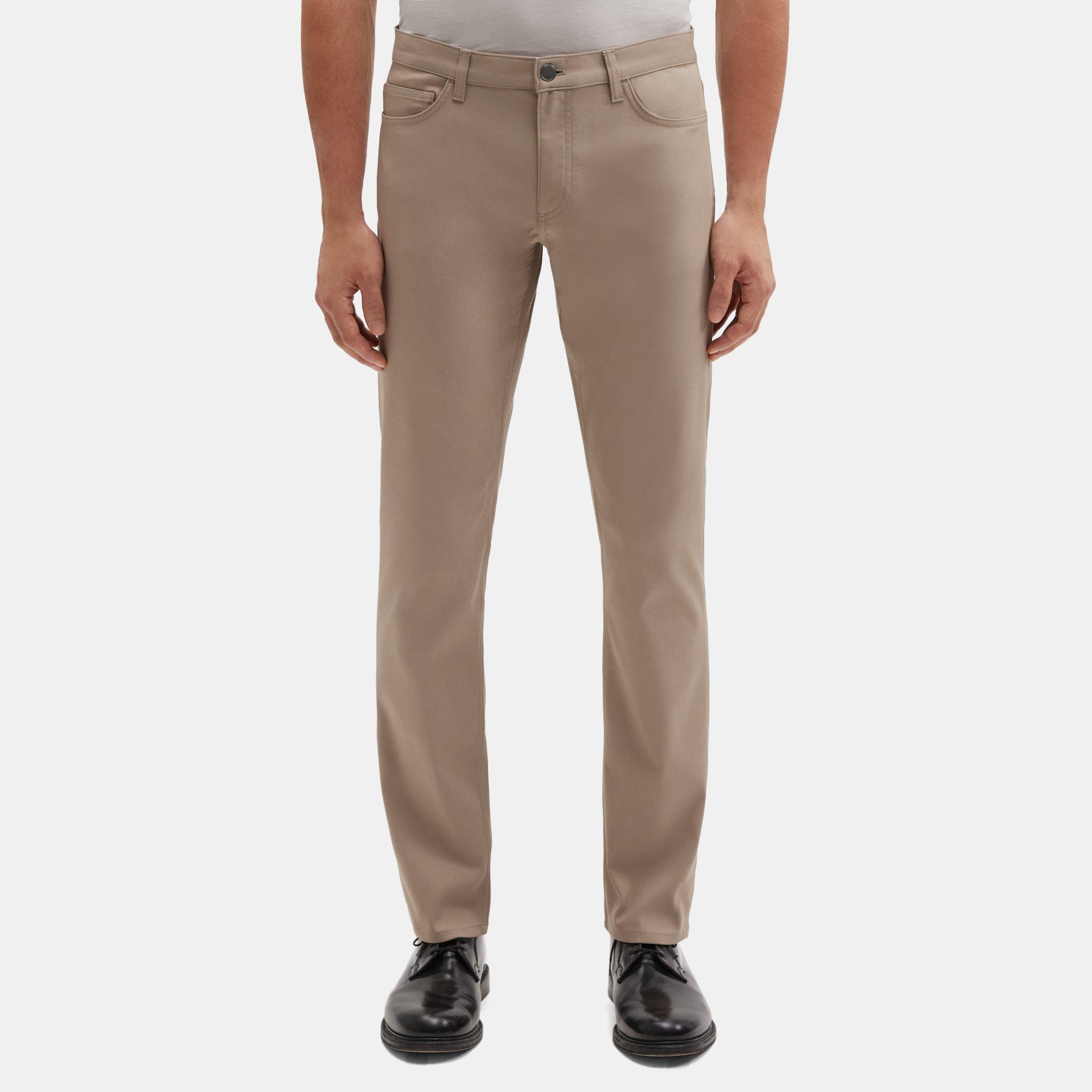 Stretch Cotton-Blend Twill Five-Pocket Pant | Theory Outlet Product Image