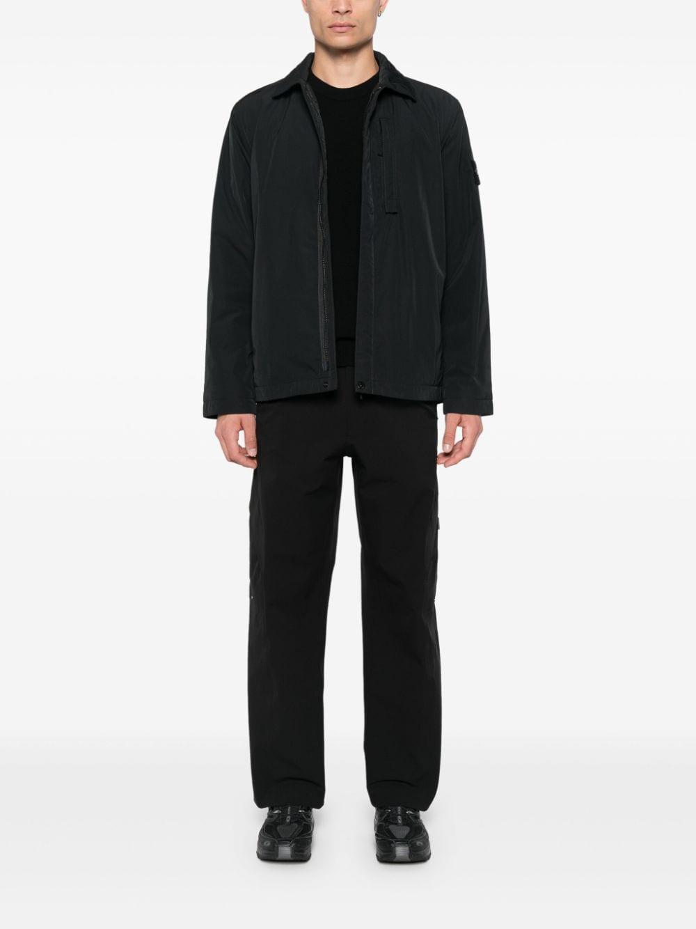 STONE ISLAND Micro Twill Jacket In Black Product Image