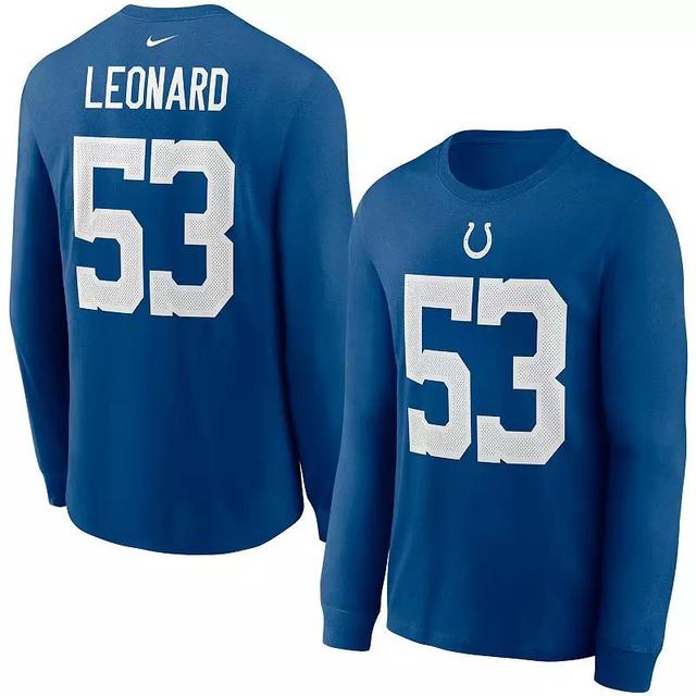 Mens Nike Josh Jacobs Black Las Vegas Raiders Player Name & Number Long Sleeve T-Shirt Product Image