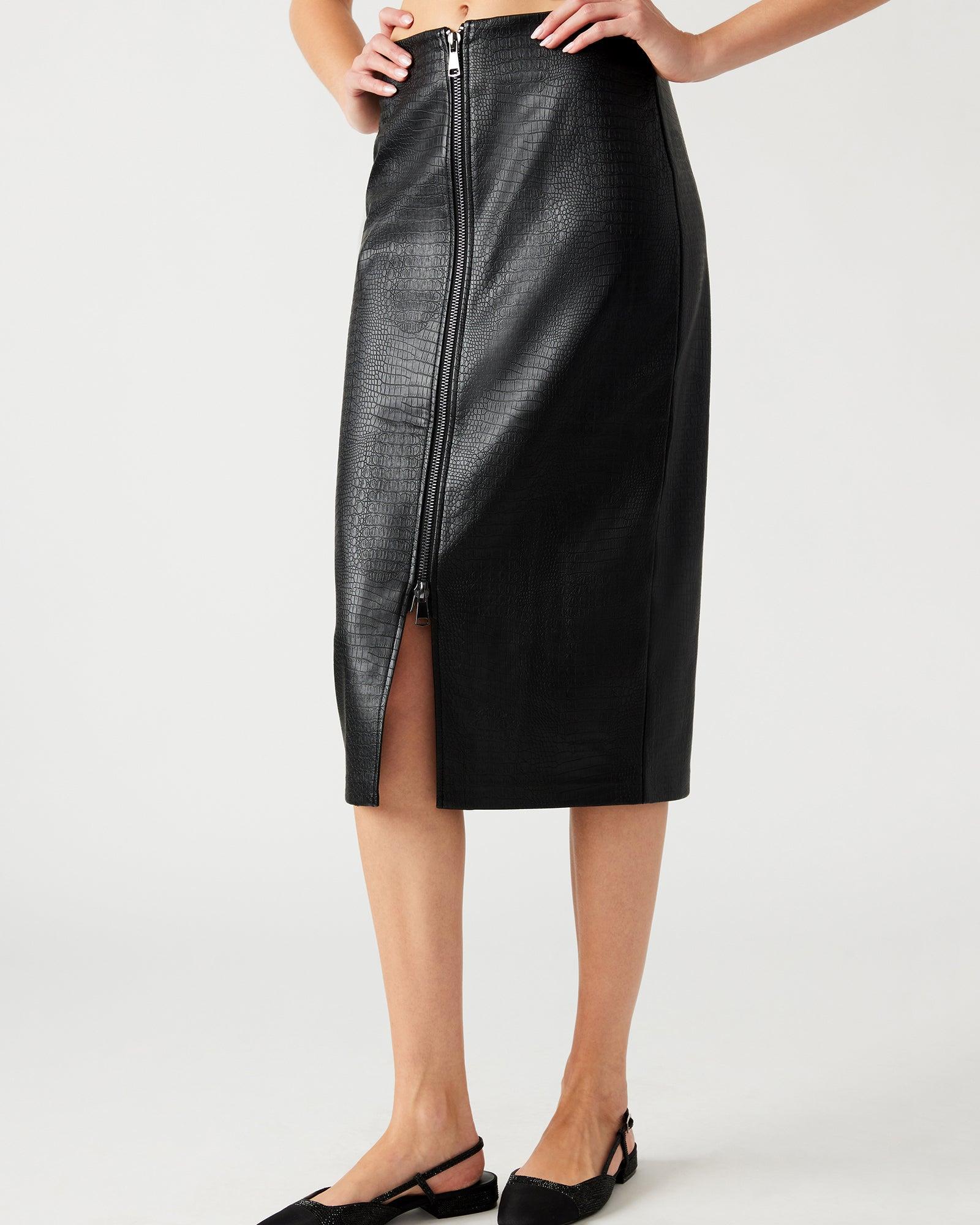 HAYES MIDI SKIRT BLACK Female Product Image