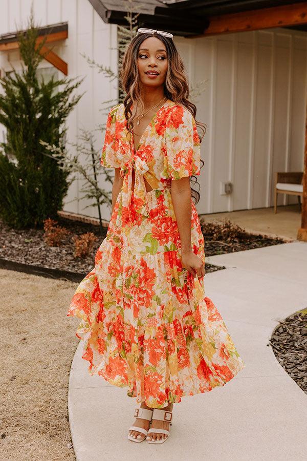 Sway The Night Away Floral Midi Product Image