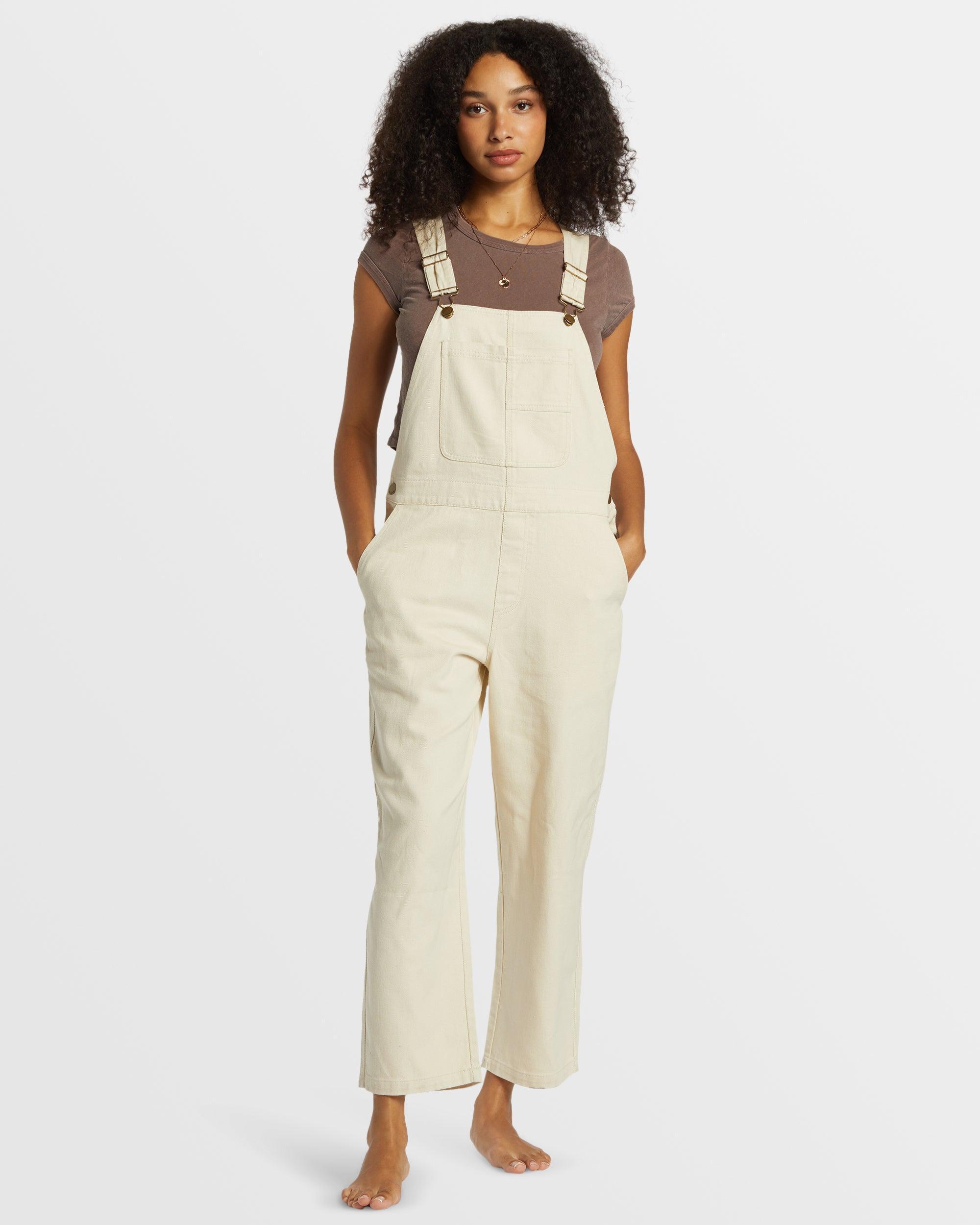 Sand Canyon Denim Overalls - White Cap Female Product Image