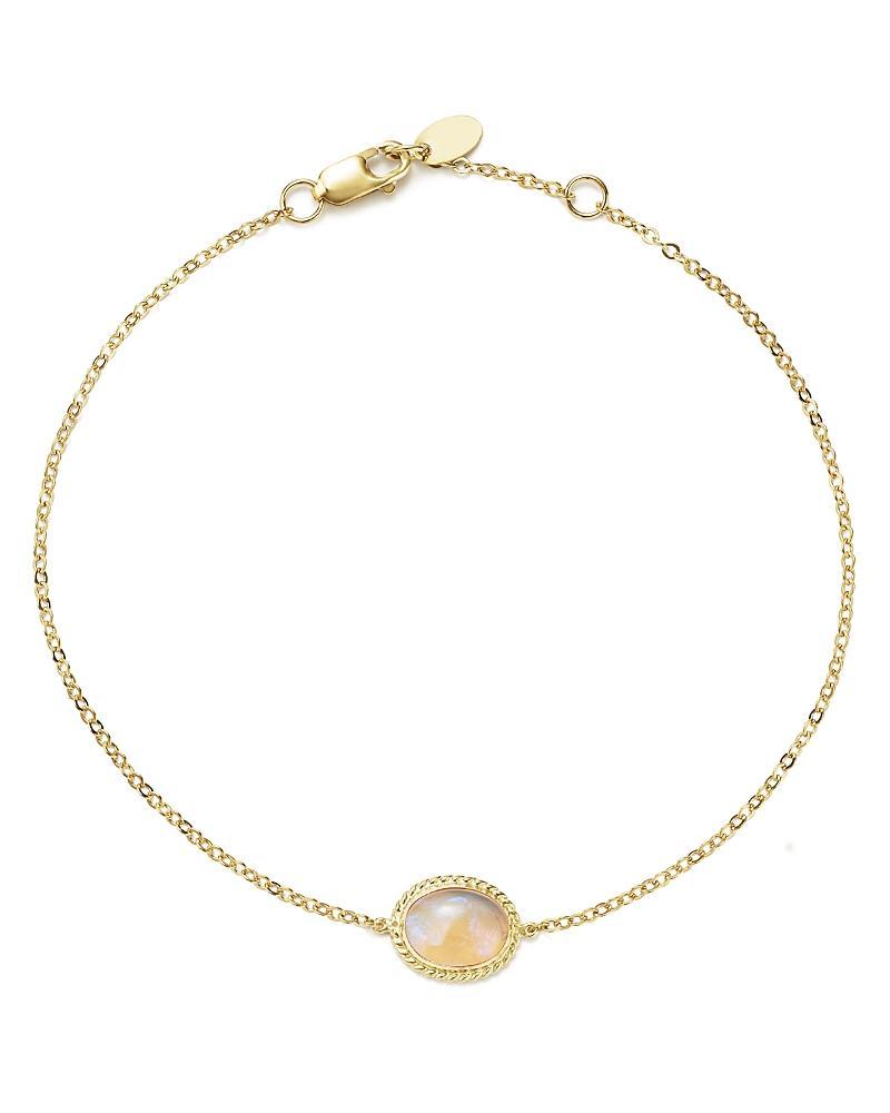 Saks Fifth Avenue Made in Italy Saks Fifth Avenue Women's 14K Yellow Gold & Citrine Chain Bracelet  - female - Size: one-size Product Image