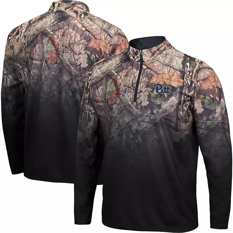 Mens Colosseum Iowa Hawkeyes Mossy Oak Fleet II Quarter-Zip Jacket Product Image