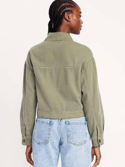 Crop Utility Jacket Product Image