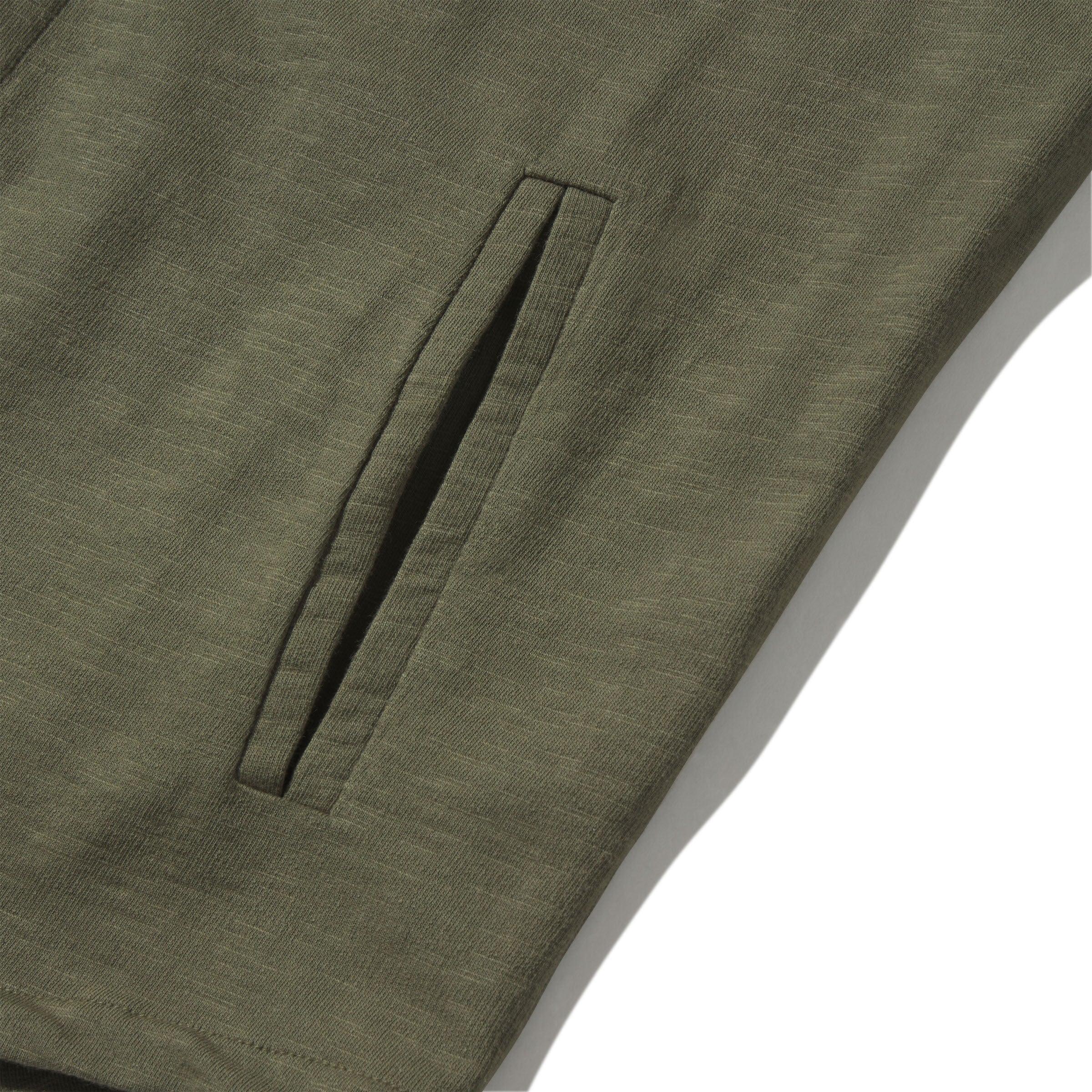 Hogan Knit Loopback Shirt Jacket - Olive Product Image