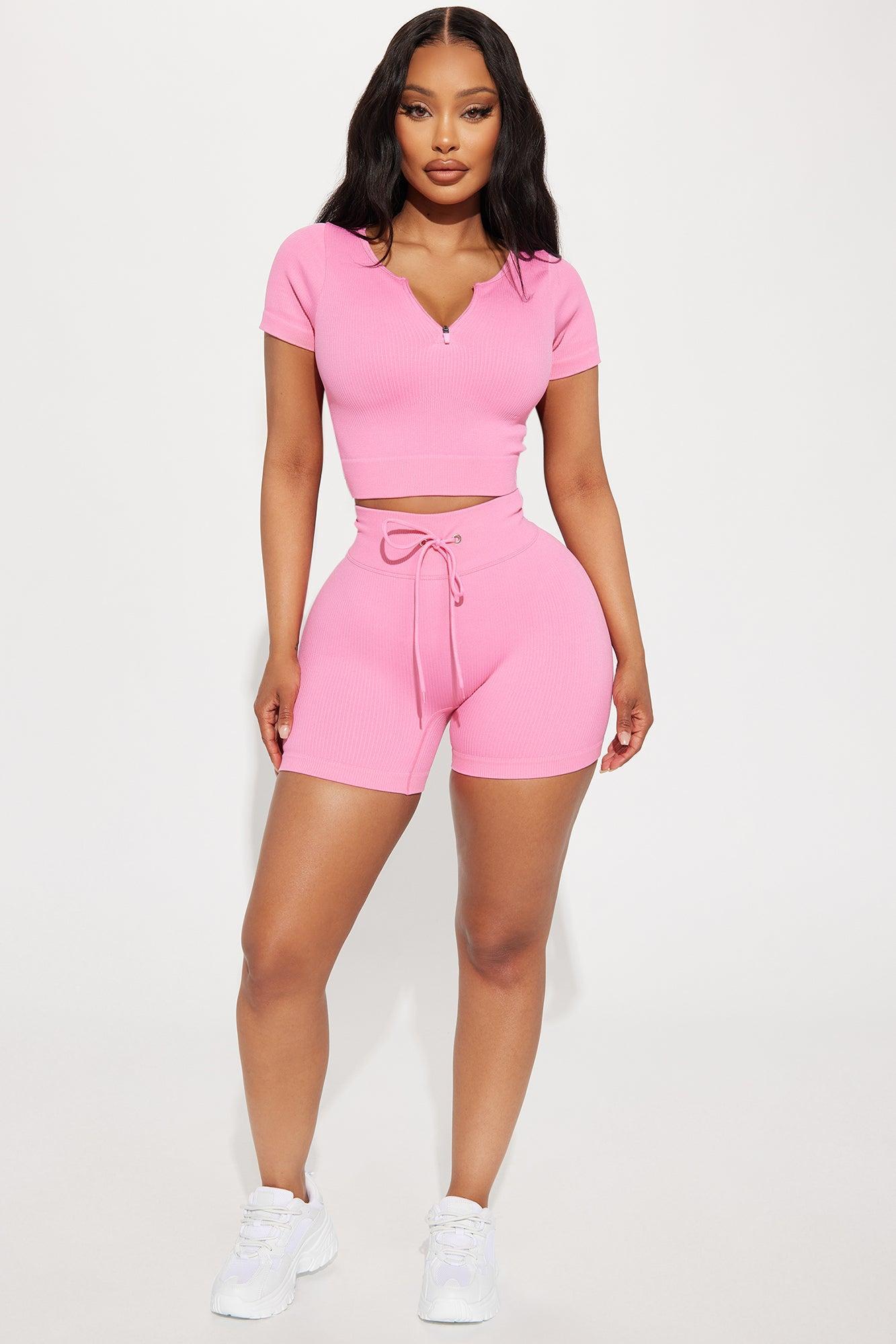 Total Body Active Top - Pink Product Image