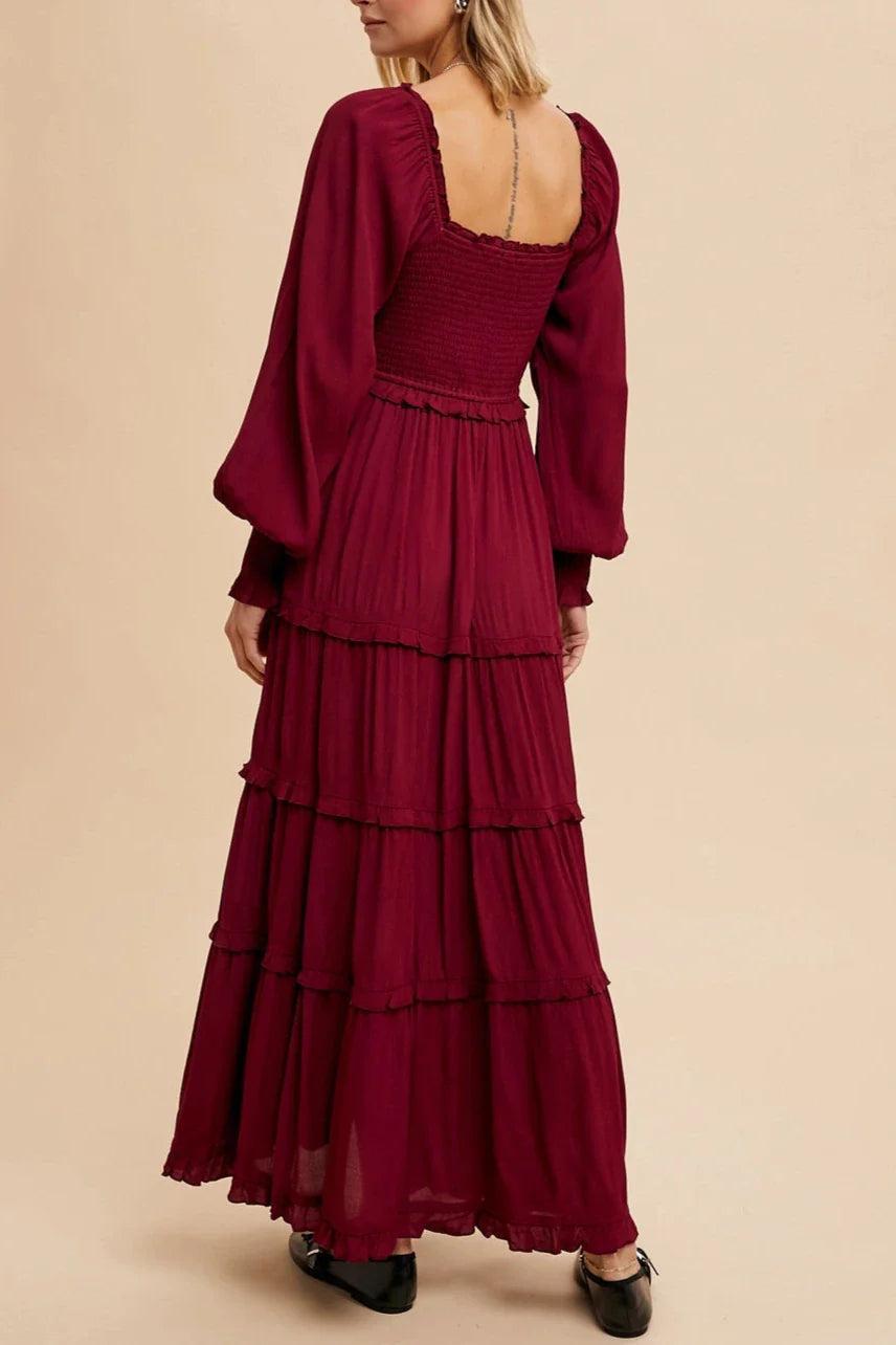 Merlot Peasant Maxi Product Image