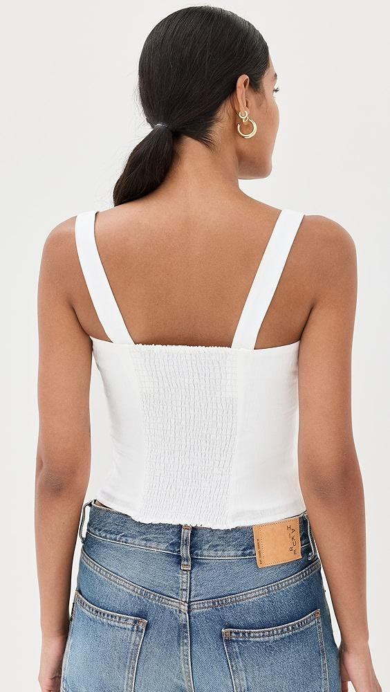 Reformation Balia Linen Top | Shopbop Product Image