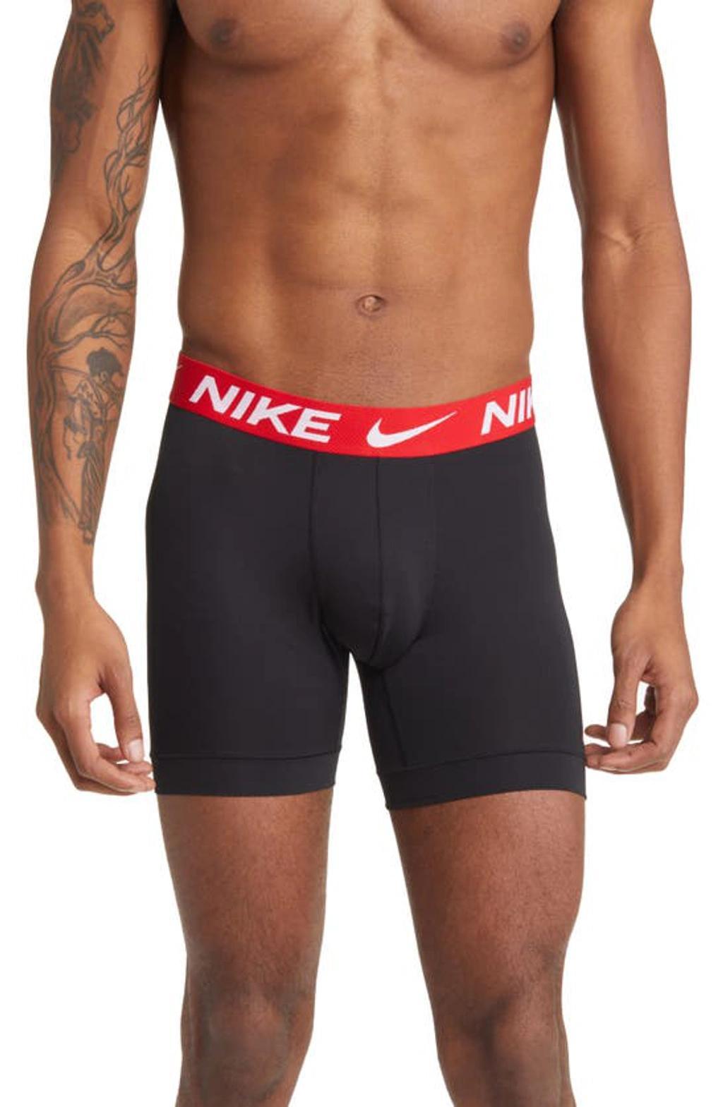 NIKE Men's Dri-fit Adv Micro Boxer Briefs (3-pack) In Black Product Image