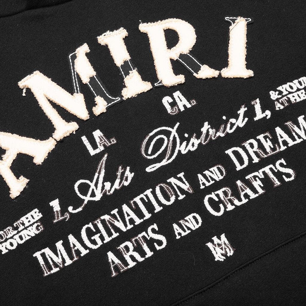 Distressed Arts District Hoodie - Black Male Product Image