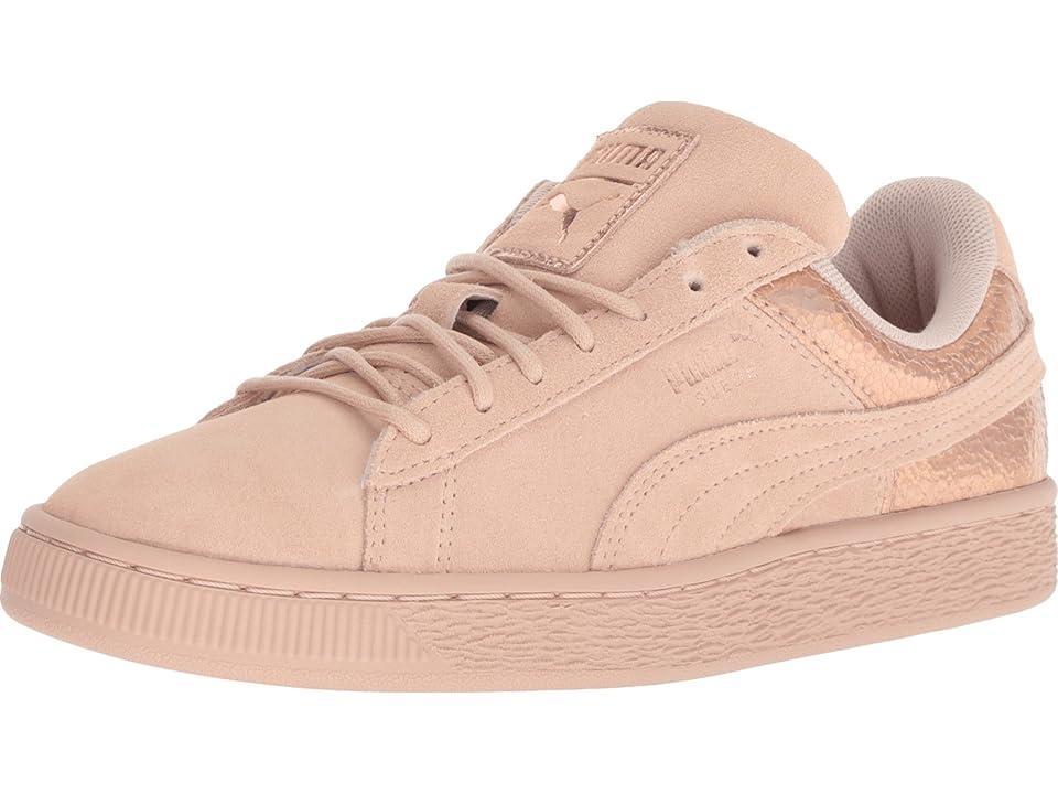 PUMA Suede LunaLux (Cream ) Women's Lace up casual Shoes Product Image