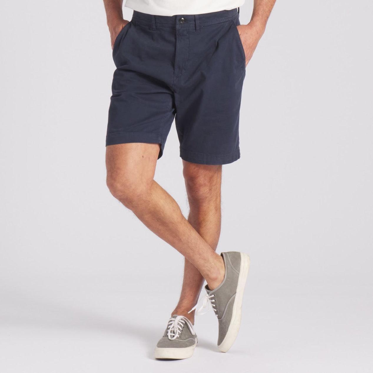 Precision Stretch Chino Shorts 8" - Navy Product Image