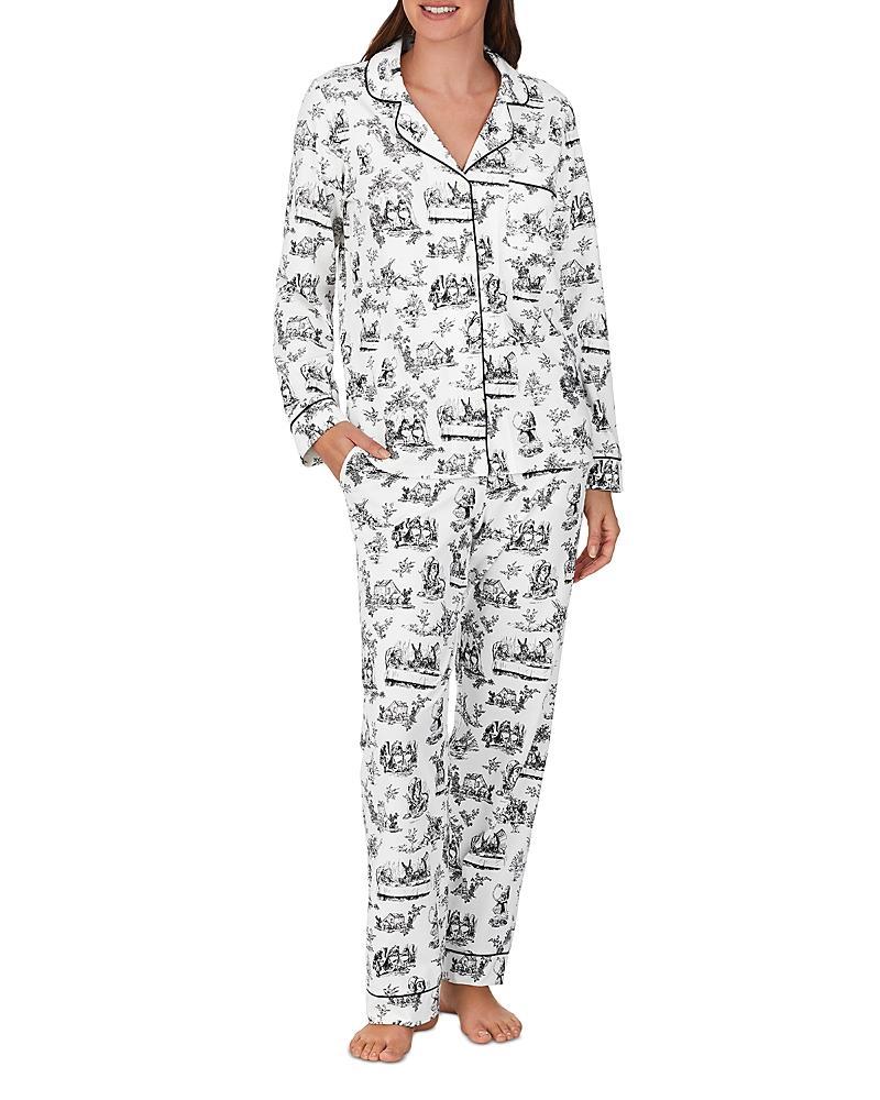 Bedhead PJs Organic Cotton Long Sleeve Classic PJ Set (Alice in Wonderland) Women's Pajama Sets Product Image