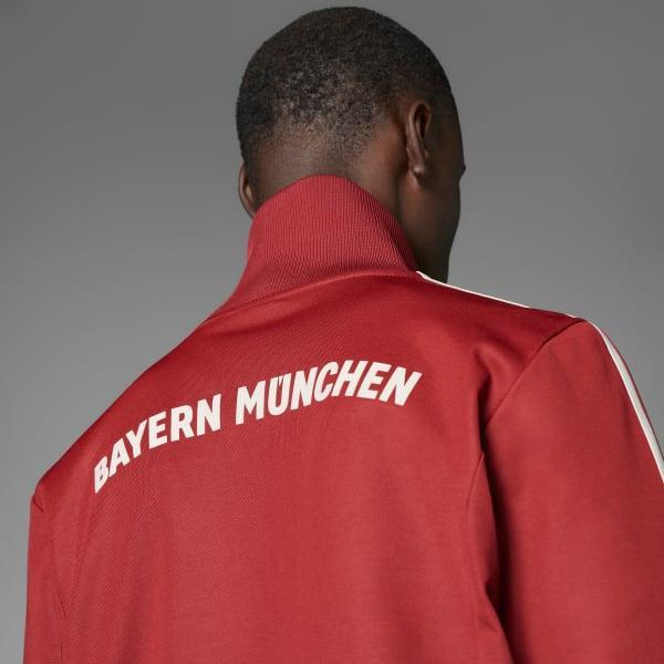 adidas FC Bayern Track Top Mystery Red L Mens Product Image