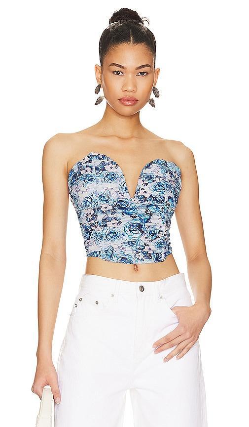 Sienna Floral Ruched Top Product Image