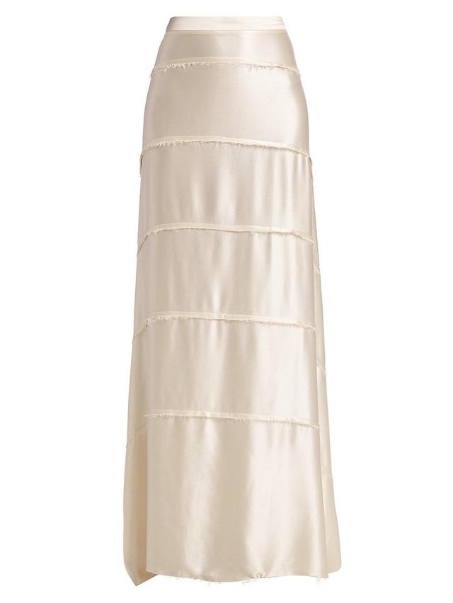 Womens Emery Satin Maxi Skirt Product Image