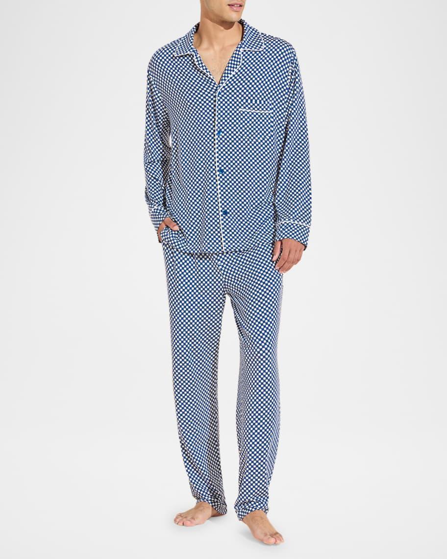 Men's William Printed Long-Sleeve Pajama Set Product Image