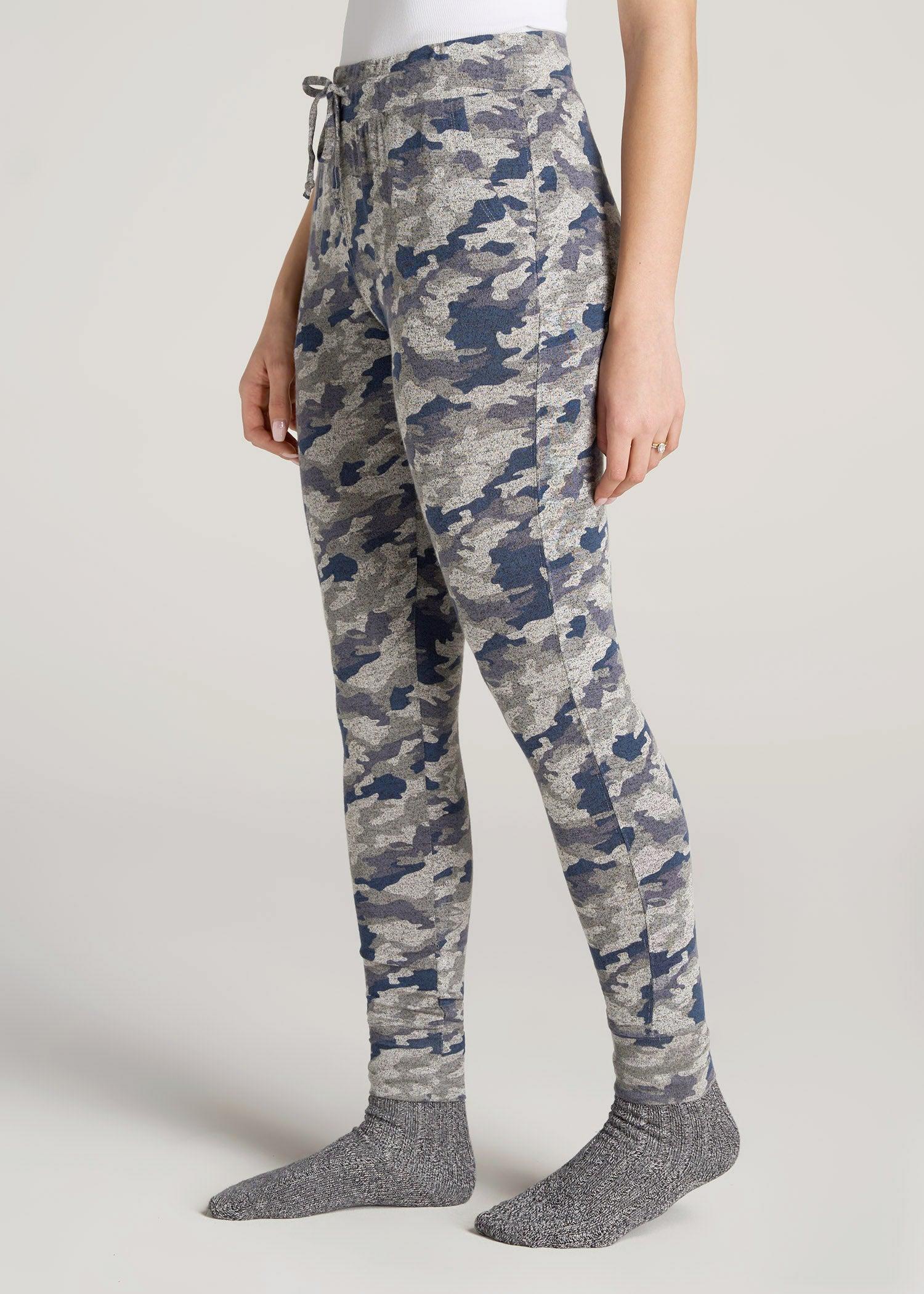 Cozy Lounge Joggers for Tall Women in Camo Product Image