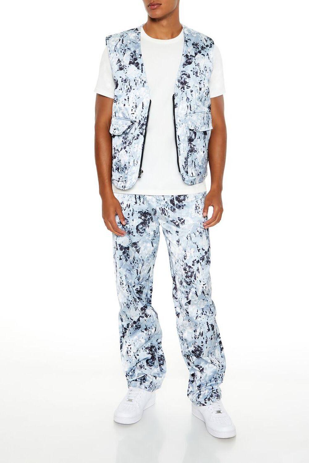 Abstract Print Mid-Rise Joggers | Forever 21 Product Image