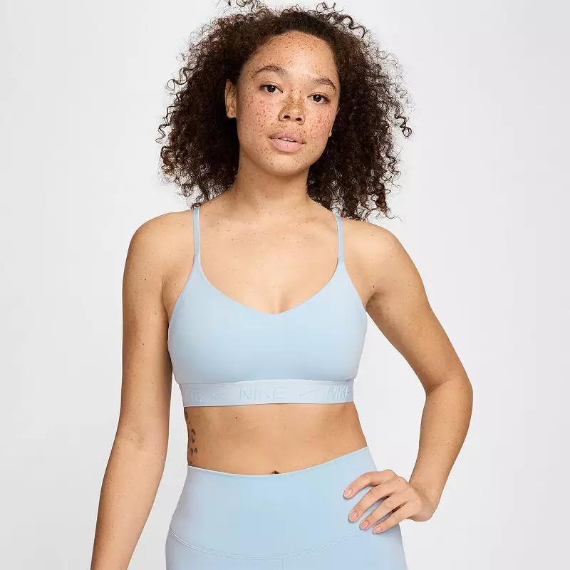 Nike Indy Light Support Padded Sports Bra, Womens Armory Blue Product Image