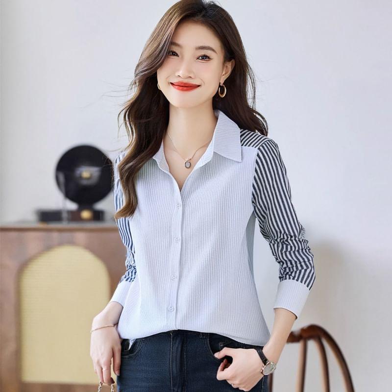 Long-Sleeve Striped Shirt product image