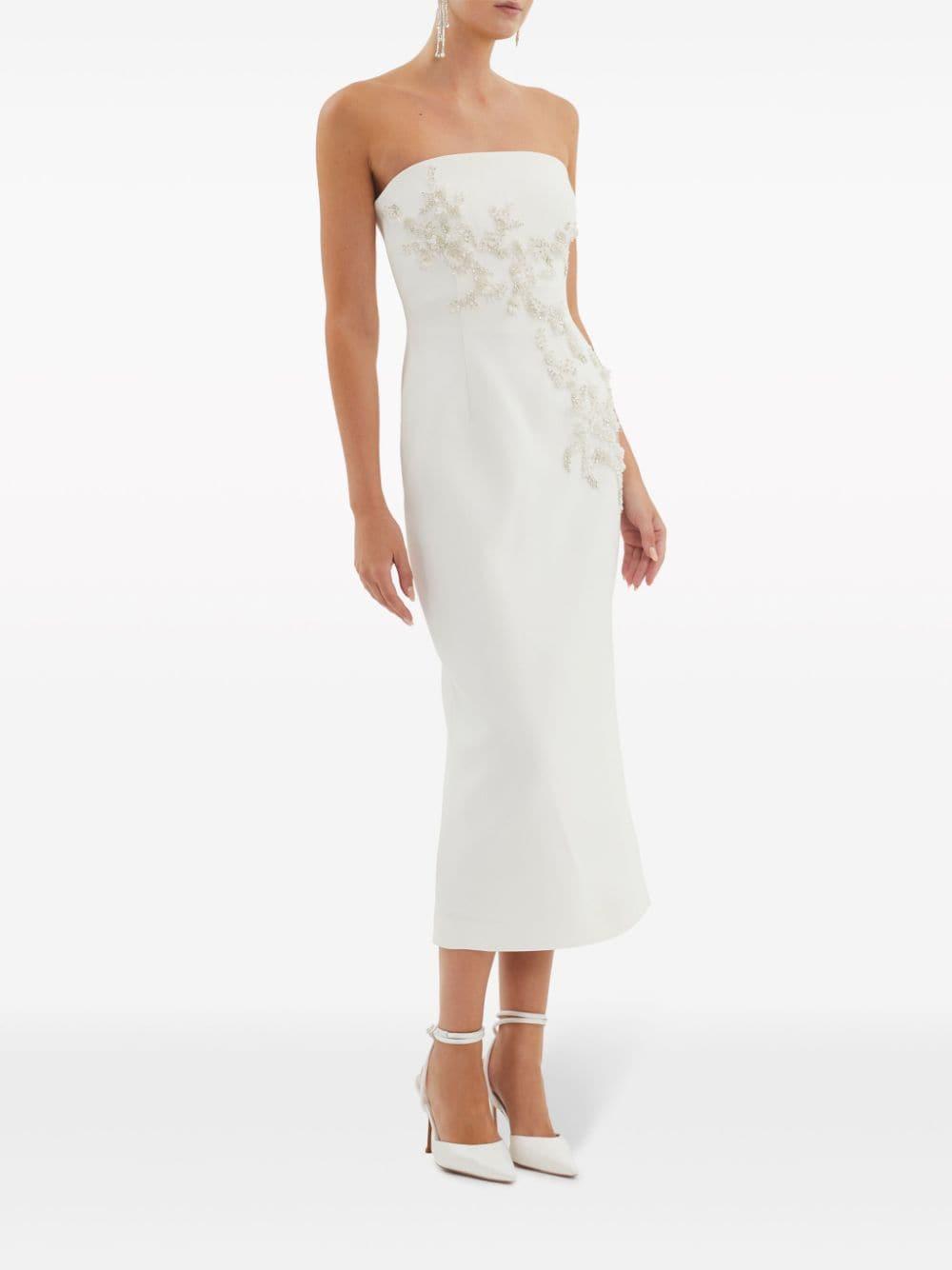 Tove embroidered midi dress Product Image