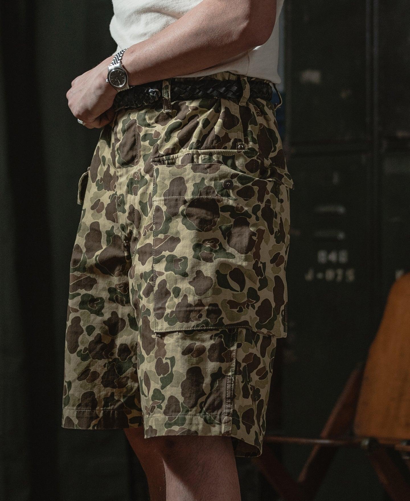 US Army M-43 Duck Hunter Camo Shorts Product Image