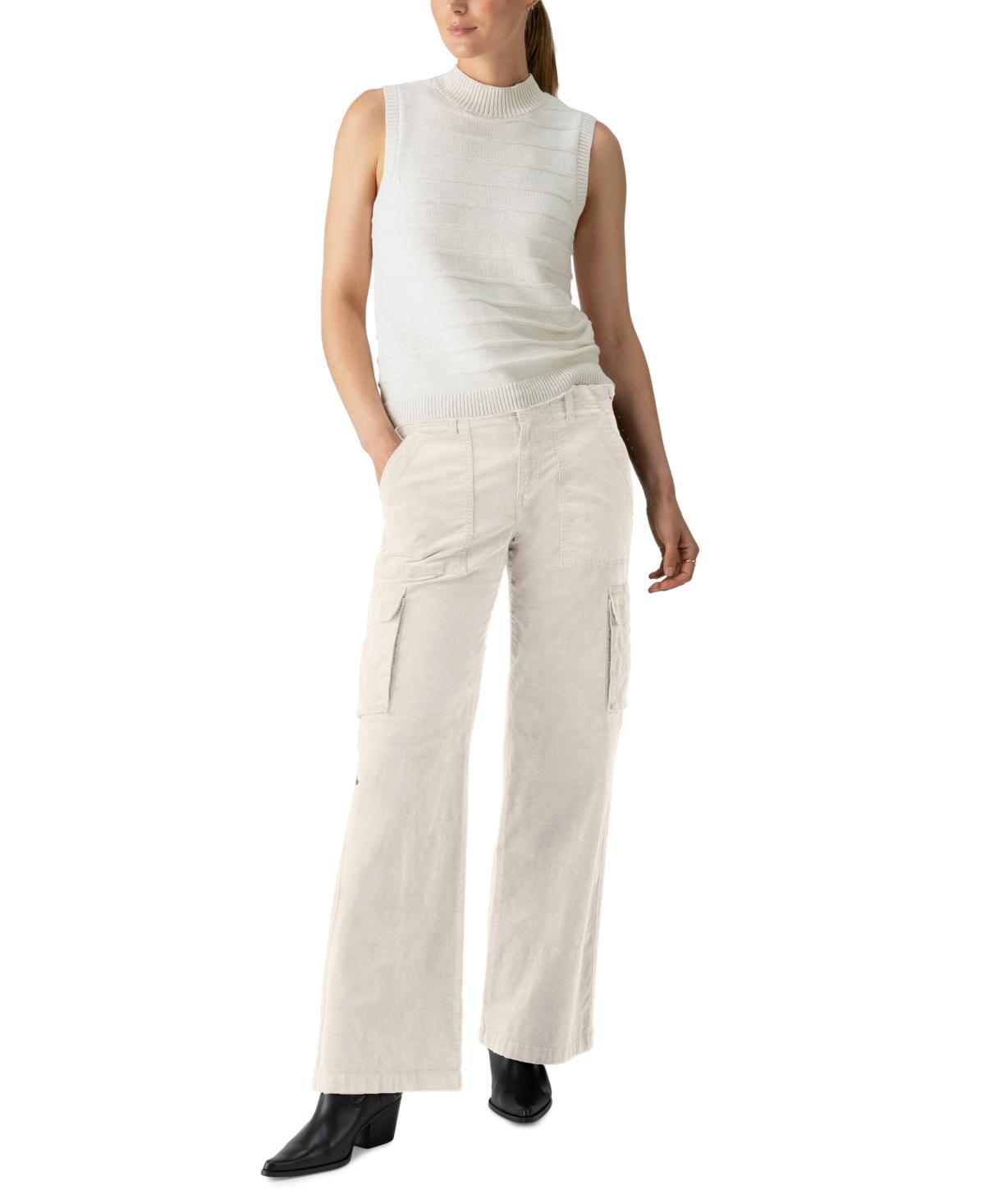 Sanctuary Womens Reissue Baby Cord Wide-Leg Cargo Pants Product Image