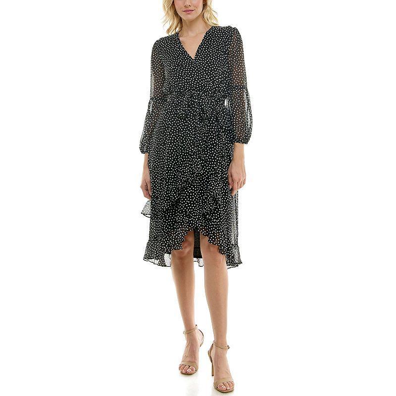 Womens Bleecker 126 Faux Wrap Midi Dress Product Image