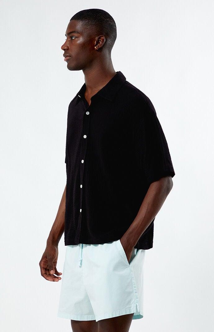 Men's Boxy Button Down Shirt - Product Image