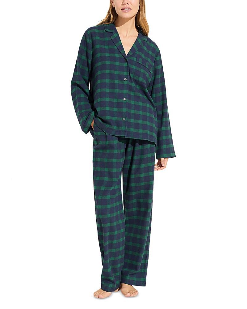 Eberjey Flannel Long Holiday Pajama Set Product Image