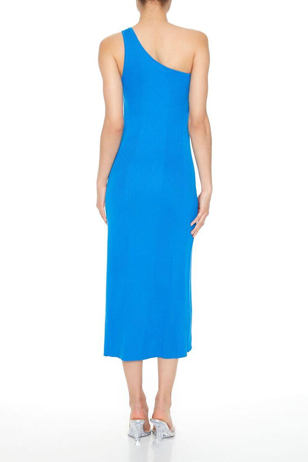 Ribbed One-Shoulder Midi Dress | Forever 21 Product Image