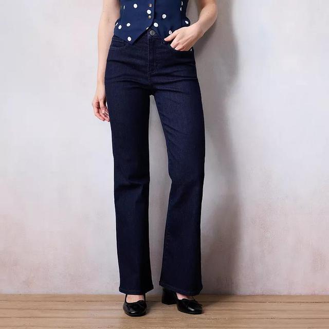 Womens LC Lauren Conrad Super High Waisted Flare Jeans Product Image