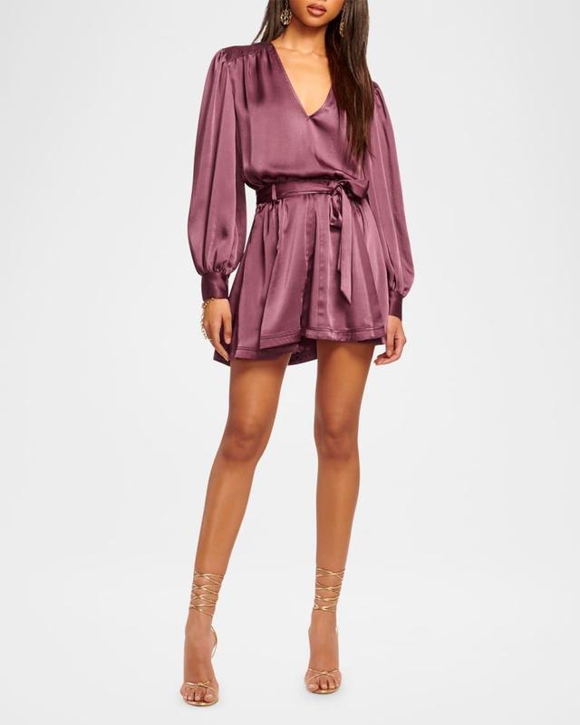 Montana Puff-Sleeve Mini Dress Product Image