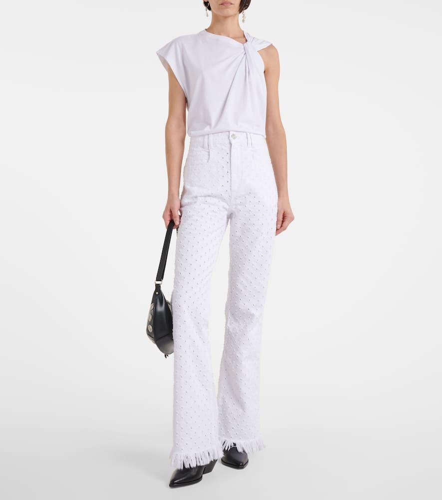 ISABEL MARANT Alvira High-rise Straight Jeans In White Product Image