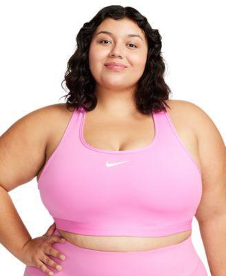 Plus Size Active Medium-Support Padded Logo Sports Bra Product Image